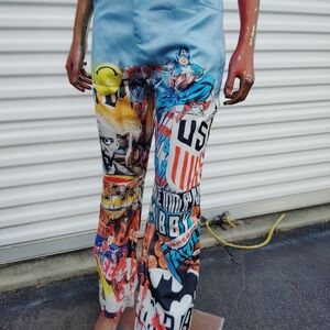 MTV Multicolor Graphic Pants